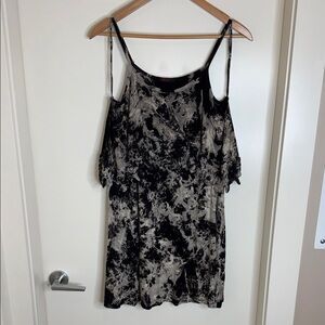 T Party Tie-Dye Mini Dress with Crochet detail (B)